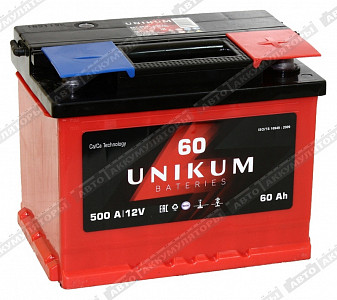 Автомобильный аккумулятор 6СТ-60.0 VL - фото