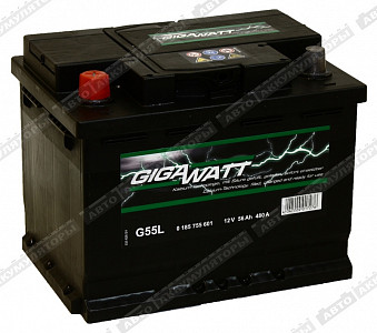 Автомобильный аккумулятор 556 401 048 (G55L) - фото Автомобильный аккумулятор 556 401 048 (G55L) - фото