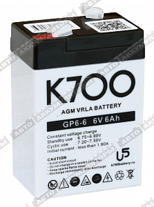 Тяговый аккумулятор GP 6-6 - фото Тяговый аккумулятор GP 6-6 - фото