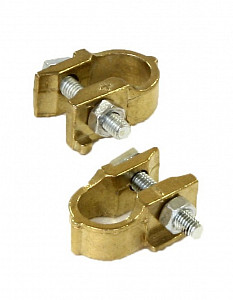 Аккумуляторные клеммы Клеммы "+ -" Форд (комплект)  - фото Аккумуляторные клеммы Клеммы "+ -" Форд (комплект)  - фото