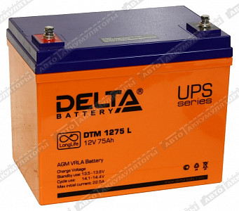 Тяговый аккумулятор DTM 1275 L - фото Тяговый аккумулятор DTM 1275 L - фото