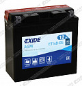 Мотоаккумулятор Exide ET14B-BS (YT14B-BS) 12В 12Ач
