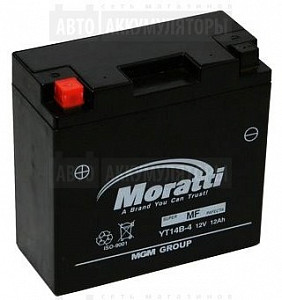 Мотоаккумулятор YT14B-4 залитый - фото Мотоаккумулятор YT14B-4 залитый - фото