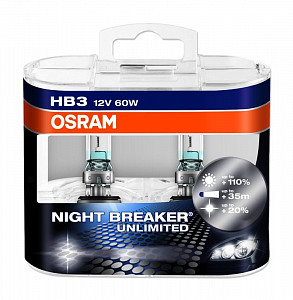 Автолапма HB3 12V-60W Night Breaker Unlimited Duo-Box (2шт) - фото 