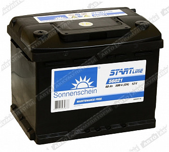 Автомобильный аккумулятор Start Line 6СТ-60.1 (SO 56021) - фото Автомобильный аккумулятор Start Line 6СТ-60.1 (SO 56021) - фото