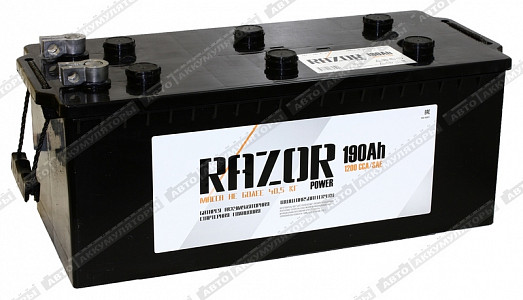 Грузовой аккумулятор 6СТ-190.4 (переходник конус- болт) - фото Грузовой аккумулятор 6СТ-190.4 (переходник конус- болт) - фото