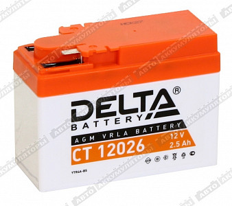 Мотоаккумулятор CT 12026 (YTR4A-BS) - фото Мотоаккумулятор CT 12026 (YTR4A-BS) - фото