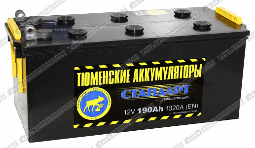 Грузовой аккумулятор 6СТ-190.4L Standard (болт кл.) - фото Грузовой аккумулятор 6СТ-190.4L Standard (болт кл.) - фото
