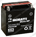 Мотоаккумулятор Moratti YTX14-BS (MEP12X14)