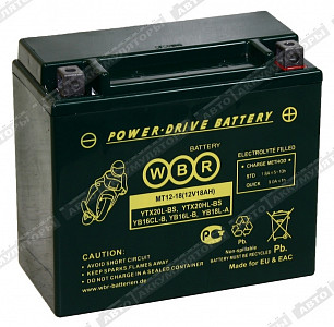Мотоаккумулятор MT 12-18 (YTX20L-BS) - фото Мотоаккумулятор MT 12-18 (YTX20L-BS) - фото