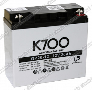 Тяговый аккумулятор GP 20-12 - фото Тяговый аккумулятор GP 20-12 - фото