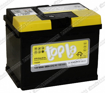 Автомобильный аккумулятор 60.0 EFB - фото Автомобильный аккумулятор 60.0 EFB - фото