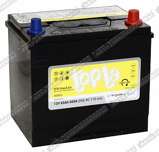 Автомобильный аккумулятор 65.0 (D23L) EFB - фото Автомобильный аккумулятор 65.0 (D23L) EFB - фото