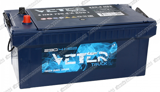 Грузовой аккумулятор TRUCK 6СТ-230.4 (H52) - фото Грузовой аккумулятор TRUCK 6СТ-230.4 (H52) - фото