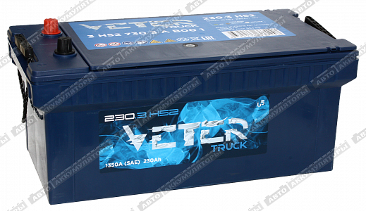 Грузовой аккумулятор TRUCK 6СТ-230.3 (H52) - фото Грузовой аккумулятор TRUCK 6СТ-230.3 (H52) - фото